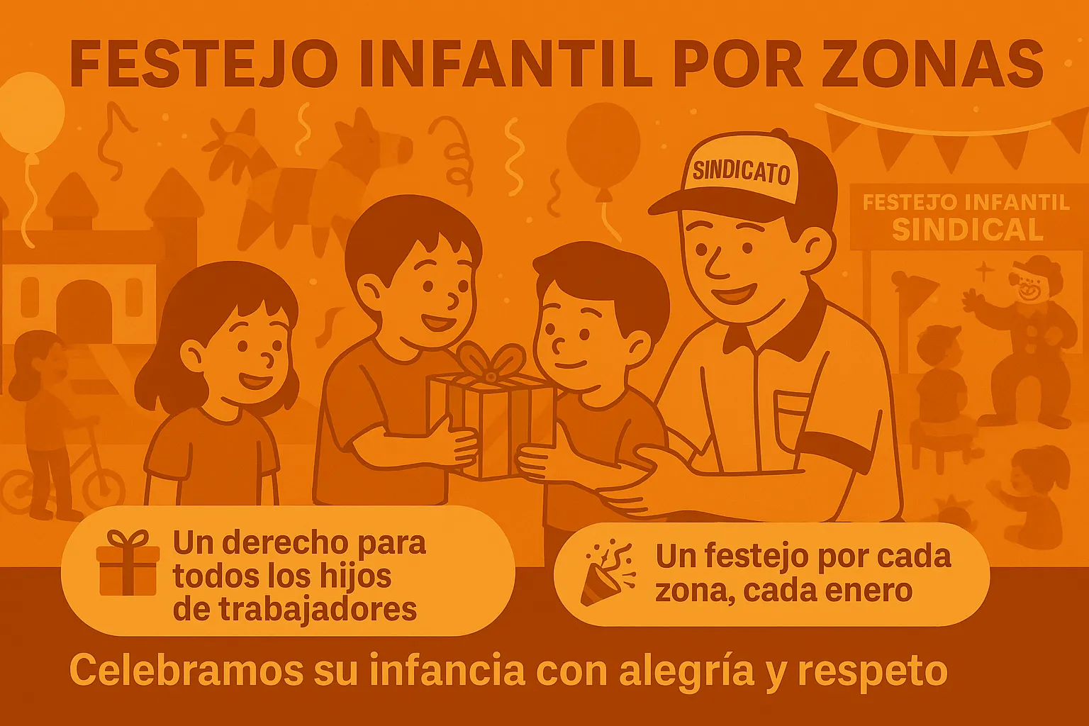 Festejo Infantil por Zonas